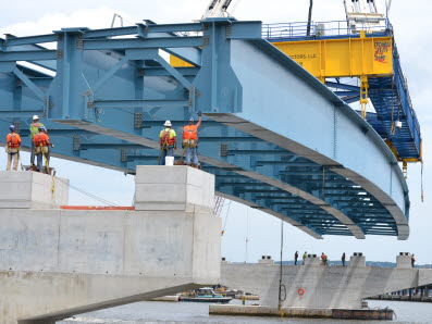 High Steel Structures fabricated about 50,000 tons of steel for the New NY Bridge.